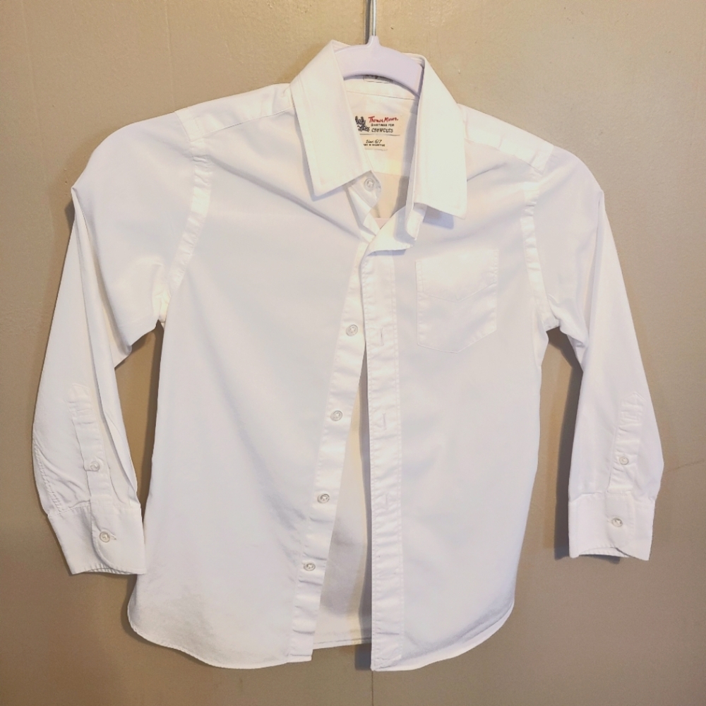 Crewcuts Dress shirt Thomas Mason Shirtings 6/7